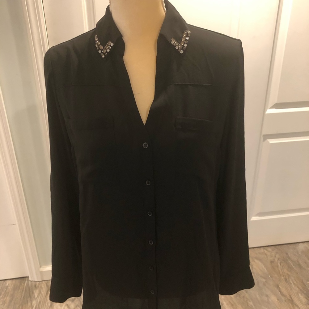 Black LS Blouse